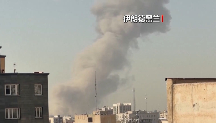 △伊朗首都德黑兰遭袭画面