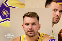 🎂2月的最后一天！湖人晒海报祝东契奇27岁生日快乐！！