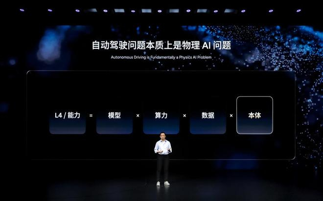 ▲刘先明谈自动驾驶和物理AI关系