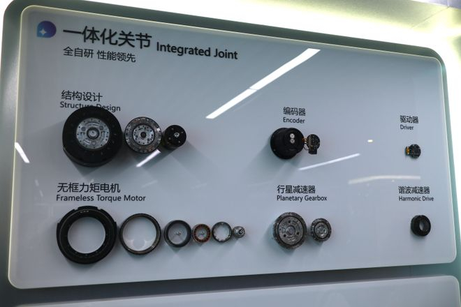  人形机器人核心零部件  界面新闻记者范易成摄