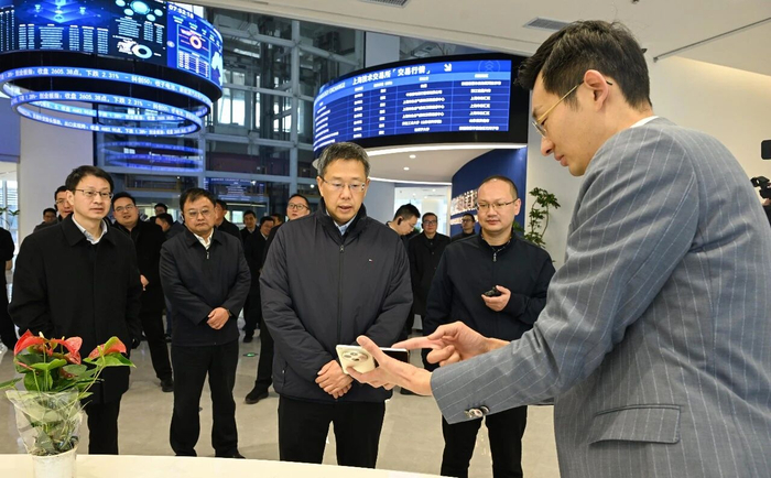 芜湖市“双招双引”专题调研现场。芜湖市委宣传部供图