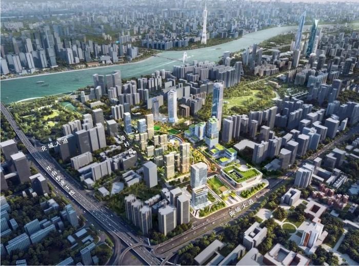 马场地块空间效果示意图 图片来源：广州日报