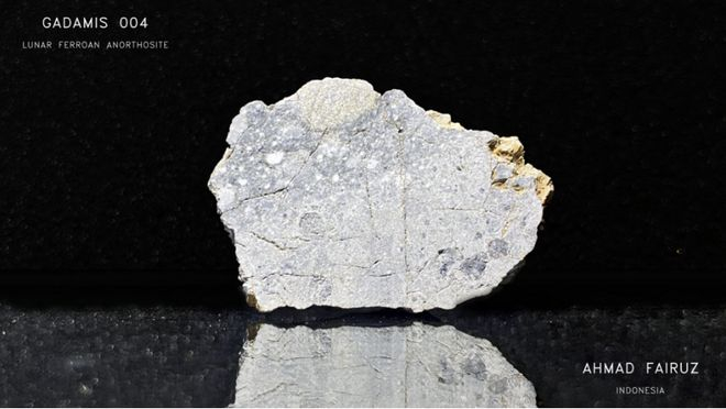 月球陨石  来源：Ahmad Fairuz