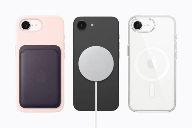 17e 终于开始支持 MagSafe 磁吸生态｜图片来源：Apple