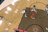 发力一波流？伦纳德追身三分后左手拉杆挑篮连得5分 打停勇士！