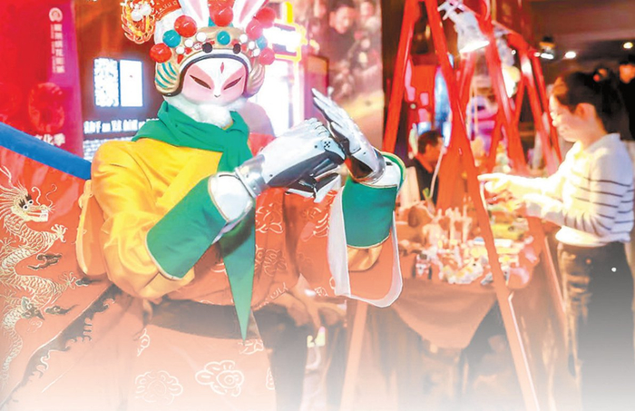 北京耀莱成龙影城内的新春庙会与市集活动