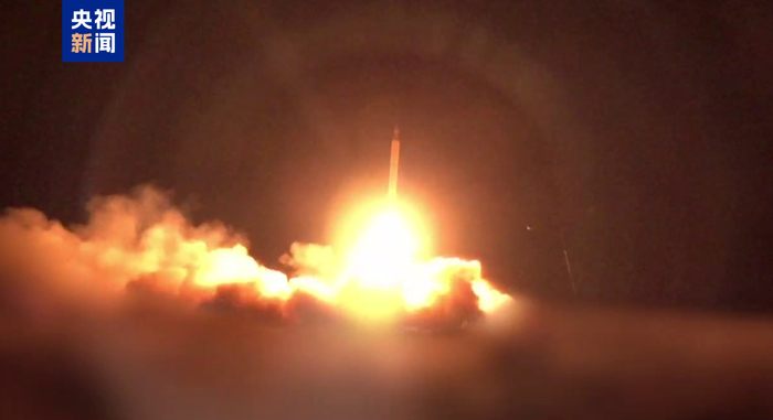 △伊朗公布的“真实承诺-4”行动第14轮攻击画面