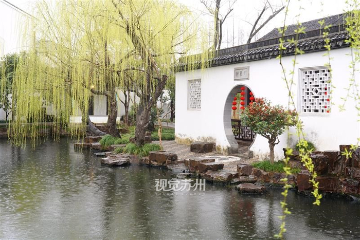 雨中可园。盛琦/摄