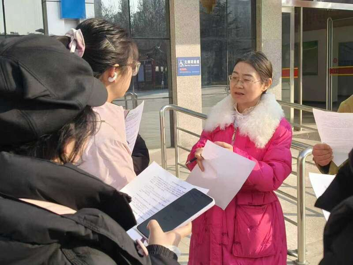 华东师大师生寒假奔赴全国各地县中调研。华东师大供图