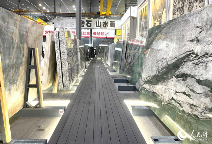 南安市水头石材市场。人民网记者 陈蓝燕摄