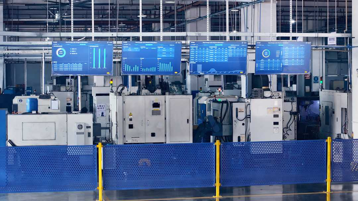 恒洁卫浴智慧生产线。