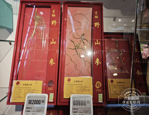 （图为北京超市里的吉林人参）
