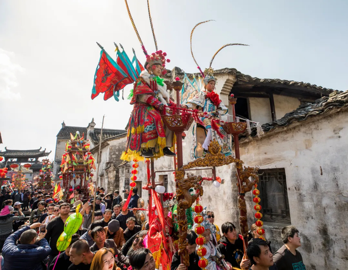 前童元宵行会 图源：“宁波文旅”微信公众号​