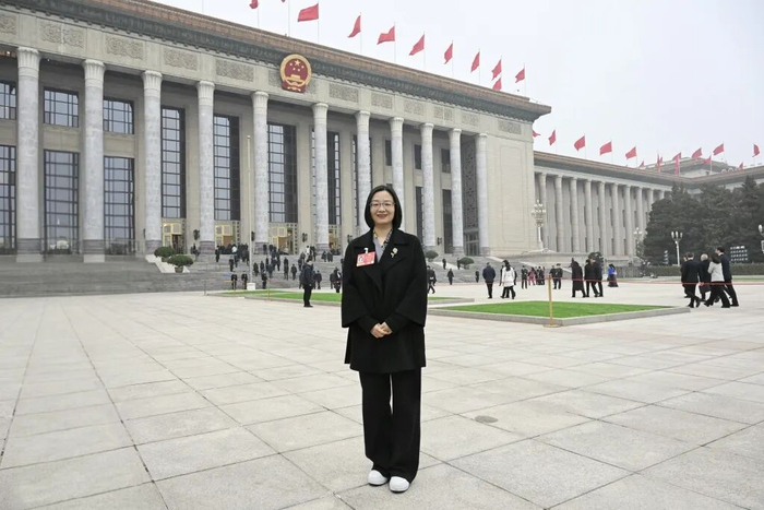 全国人大代表、东浩兰生会展集团工会副主席陈达。受访者 供图