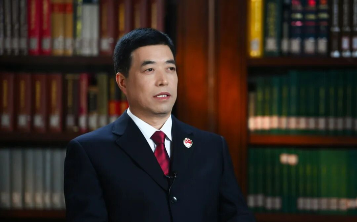 最高人民检察院知识产权检察厅副厅长、一级高级检察官刘太宗。受访者供图