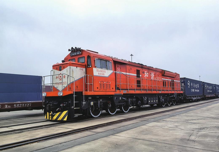 集结中心累计往返开行班列突破2300列。 国铁沈阳局供图