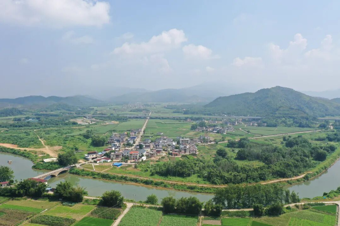 翁源县龙仙镇中心村俯瞰