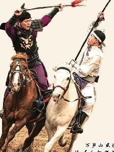 万岁山武侠城《三打祝家庄》。受访者供图