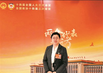 全国人大代表谢延翠。图源网络