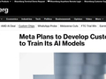 Meta加码人工智能芯片布局，计划自研AI芯片