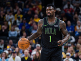 状态不错！锡安半场8中6高效拿下12分6板2助 3次犯规略多