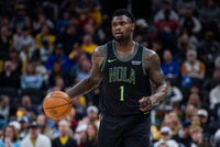 状态不错！锡安半场8中6高效拿下12分6板2助 3次犯规略多