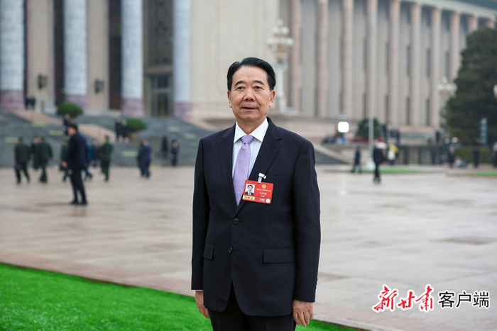 全国政协委员、甘肃省农业科学院原院长马忠明。 新甘肃·甘肃日报记者冯乐凯 摄