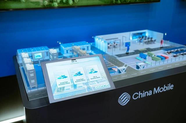中国移动展示5G-A成果。图/中国移动公众号