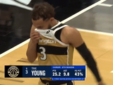 新的开始！特雷·杨迎首秀 上来就强突换手上篮拿到奇才生涯首分