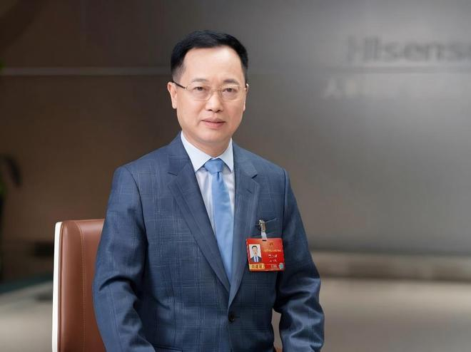 全国人大代表、海信集团董事长贾少谦 图片来源：企业提供