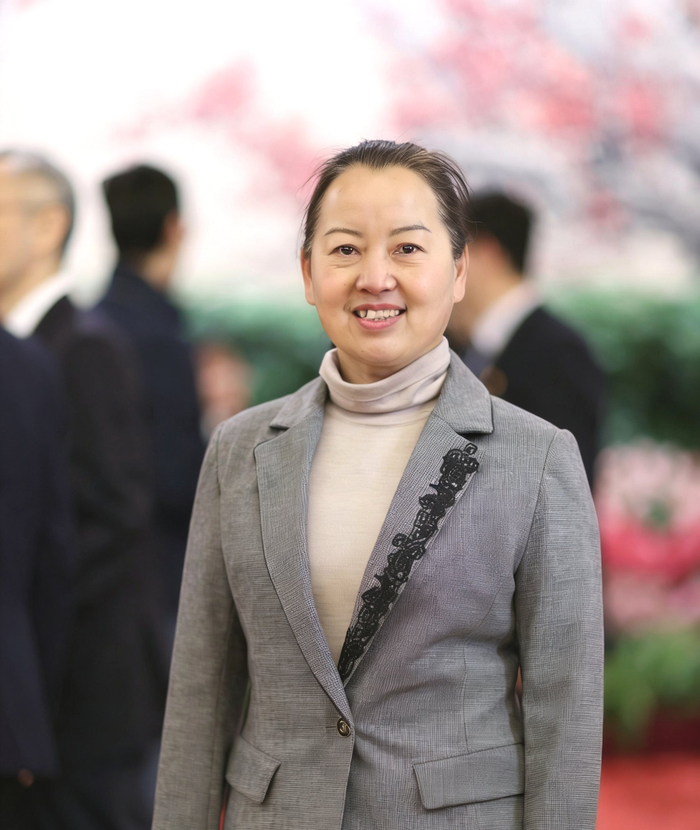 ▲全国人大代表甄兰芳