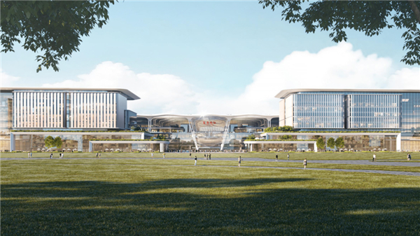 东方枢纽上海东站效果图