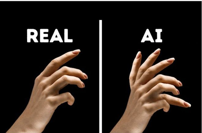 Midjourney 和 DALL-E 爆火的 2022 年，「手部多指」是当时文生图最明显的 Bug｜图片来源：Medium