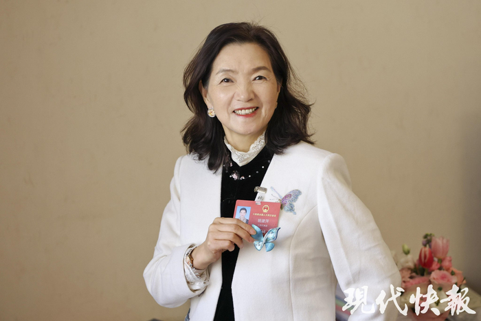 姚建萍代表晒出“非遗蝴蝶”