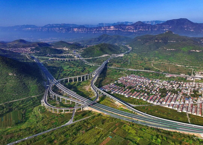 沿太行高速公路安阳段清沙枢纽