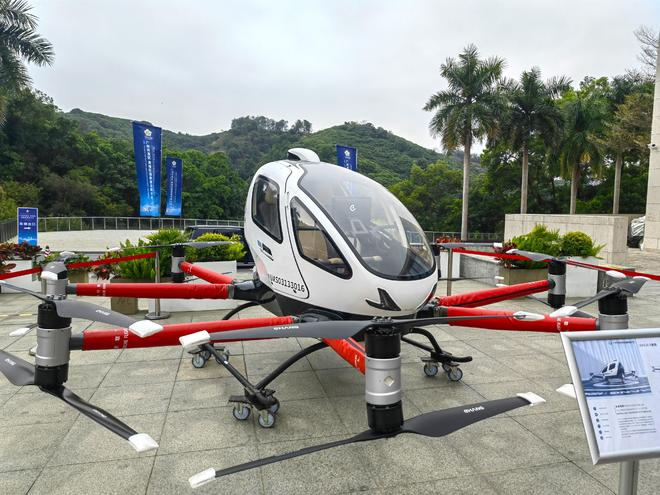  亿航eVTOL  界面新闻记者拍摄