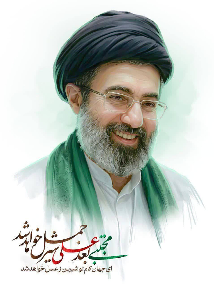 ·伊朗官方媒体发布的穆杰塔巴·哈梅内伊画像。（伊朗伊斯兰革命卫队官方账号）