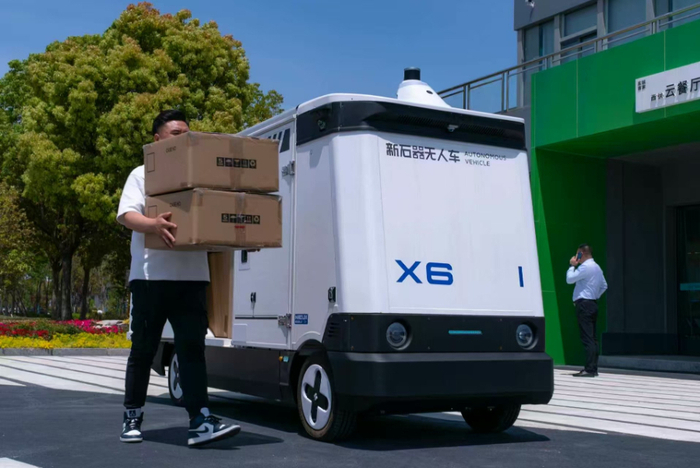 无人车在城市配送领域应用广阔。资料图