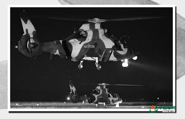 　　陆军航空兵学院学员开展夜航训练。易治宏摄