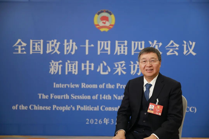 全国政协委员、全国政协外事委员会副主任、中国工商银行原党委书记、董事长陈四清 图片来源：受访者提供