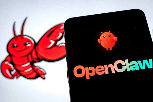△开源AI智能体OpenClaw因图标是一只红色龙虾被大家称为“龙虾”。图据央视新闻
