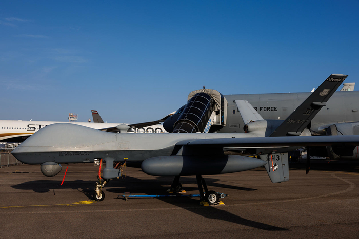 ▲美国空军MQ-9“死神”无人机（资料图片 据视觉中国）