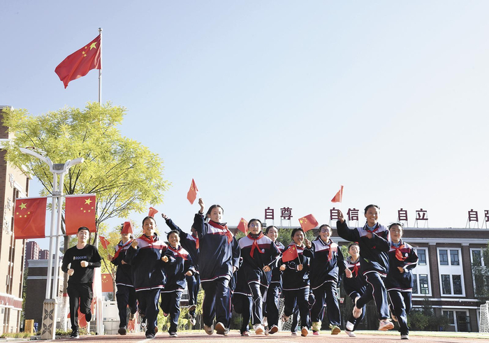     教育强省建设稳步推进。本报记者 李娜 魏雅琪 摄