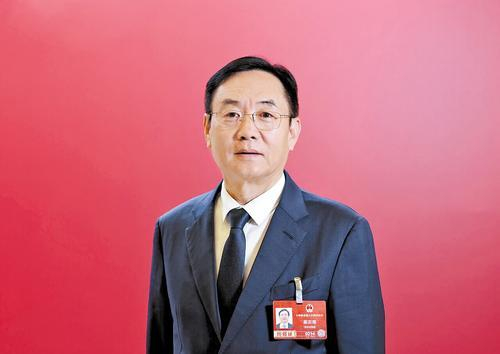    翟志海代表。 本报记者 霍艳恩摄