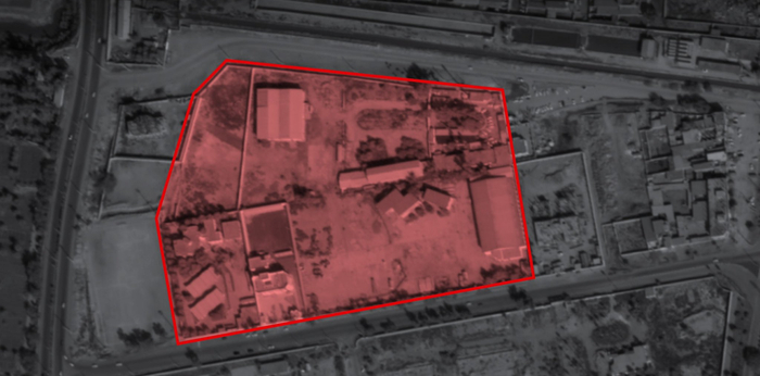 △以军发布的打击画面