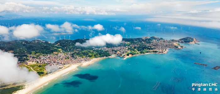 平潭的俯瞰图。图片来源：平潭融媒体中心