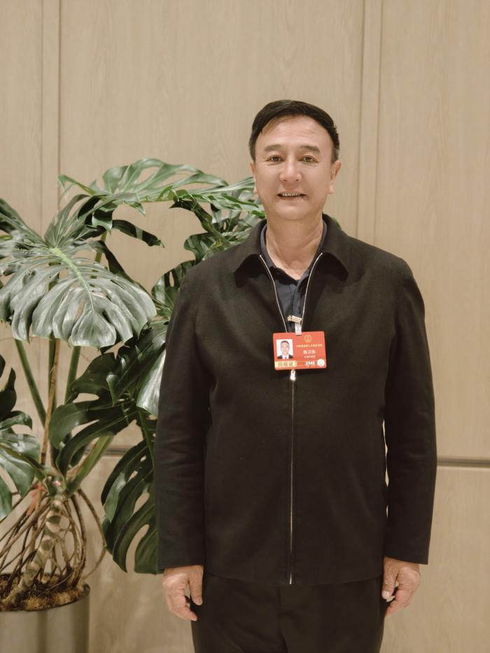 ▲全国人大代表、云南省迪庆藏族自治州州长张卫东。受访者供图