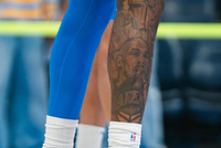 鸳鸯配色！杰伦·威廉姆斯今日热身上脚专属Crazy 2 “OKC” PE