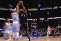 精准制导！哈登长传输送炮弹 托布接球冲击打成2+1