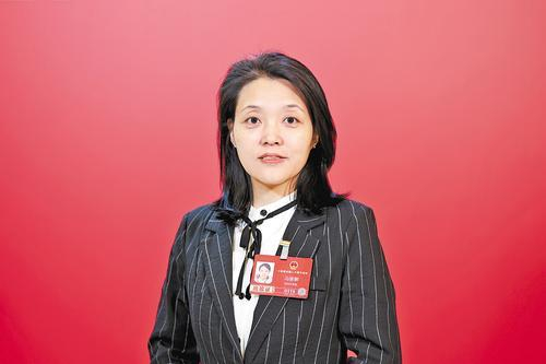     冯丽朝代表。 本报记者 霍艳恩摄